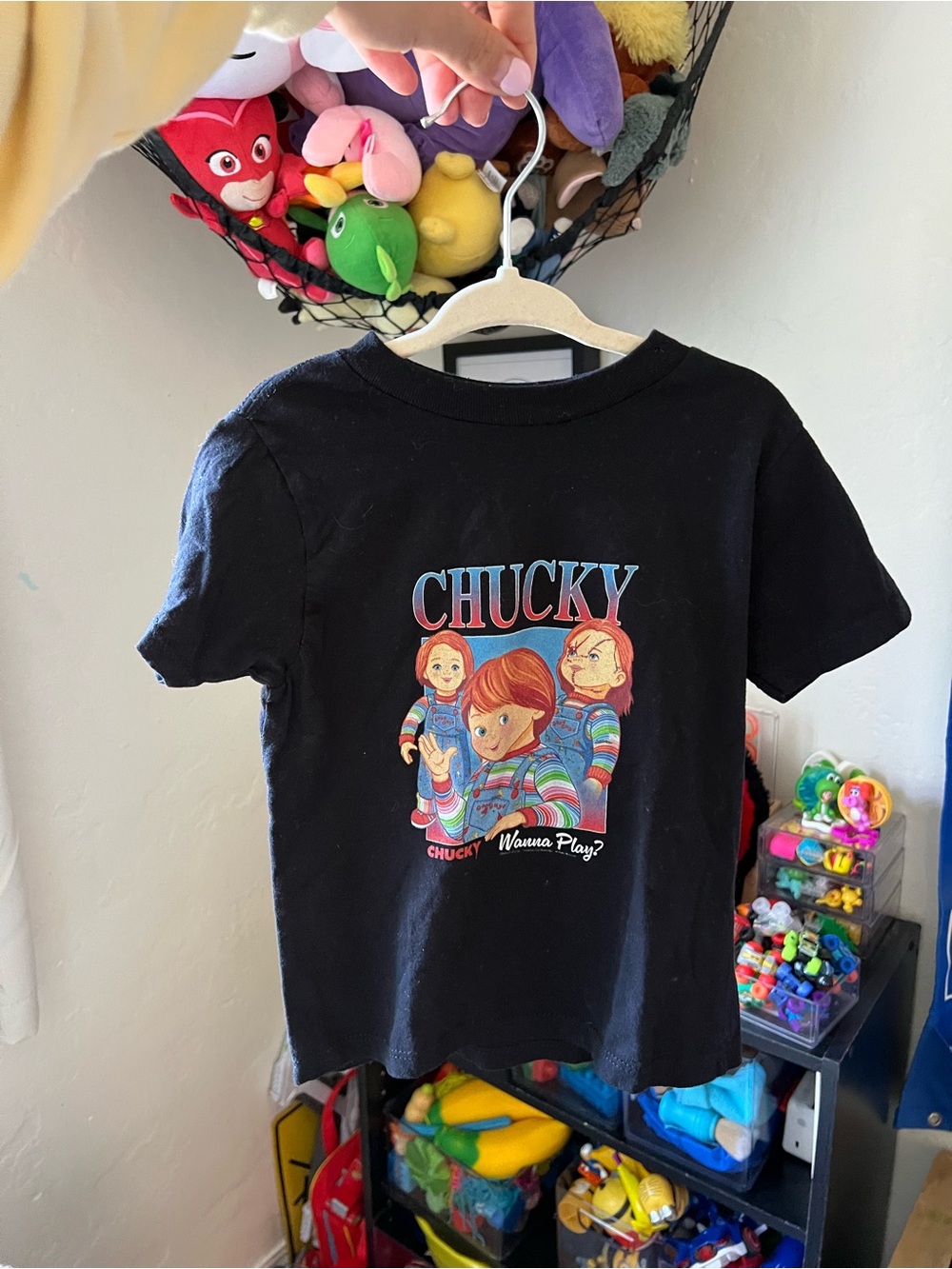 Chucky Graphic Kids T-Shirt in Black
